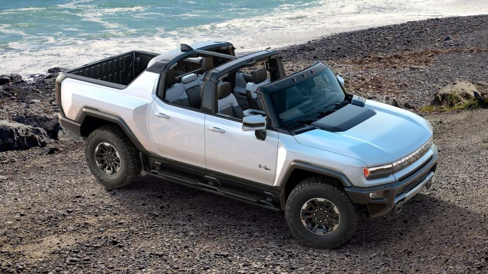 GM's first all-electric "supertruck" Hummer EV.