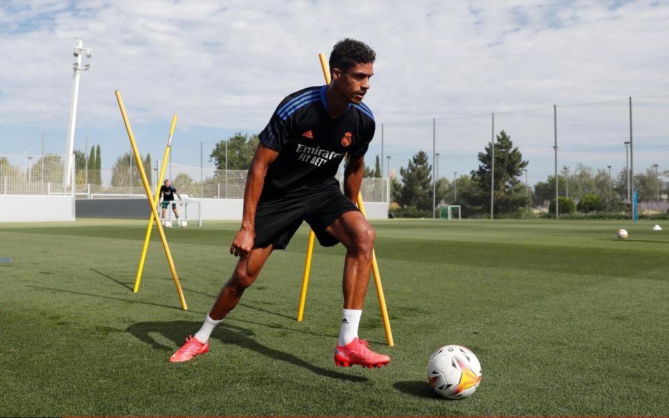 Raphael Varane has taken part in pre-season training at Real Madrid - GETTY IMAGES