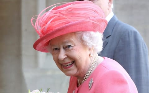 The Queen officially started the marathon - Credit: WPA Pool/Getty Images