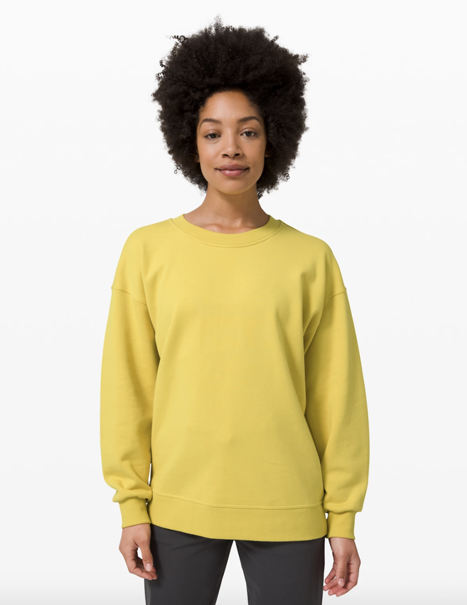 Lululemon Perfectly Oversized Crew in soleil