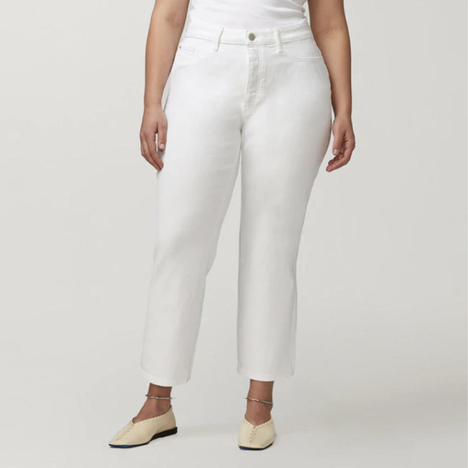 Warp + Weft High-Rise Straight Jeans