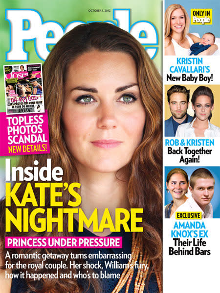 <div class="caption-credit"> Photo by: People</div><b>Topless royals who don't want to be photographed</b>: When international tabloid magazines ran topless photos of Kate Middleton, taken covertly during her beach vacation, the royal family was not amused. Within a week of their release, Middleton won an injunction banning the sale of the magazine in France. If nothing else, it sent a message to photographers: don't mess with the Duchess.