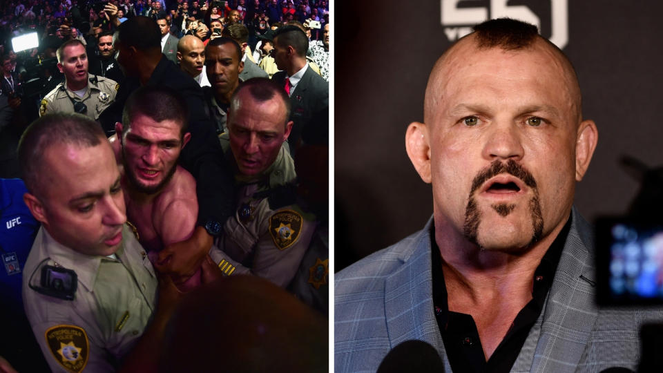 Chuck ‘The Iceman’ Liddell did not mince his words. Pic: Getty