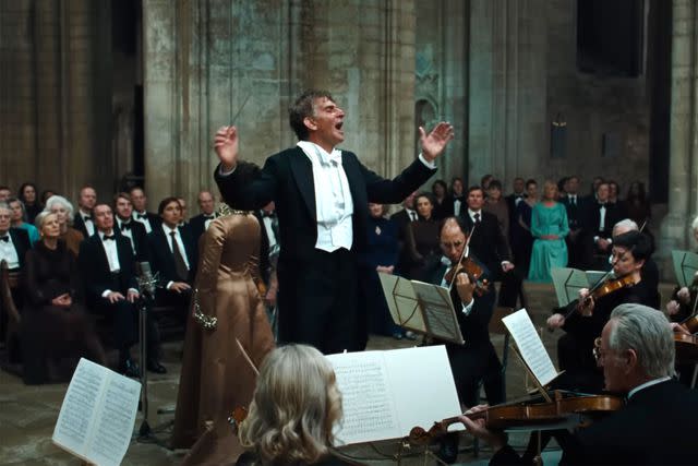 <p>Netflix</p> Bradley Cooper as Leonard Bernstein in 'Maestro'