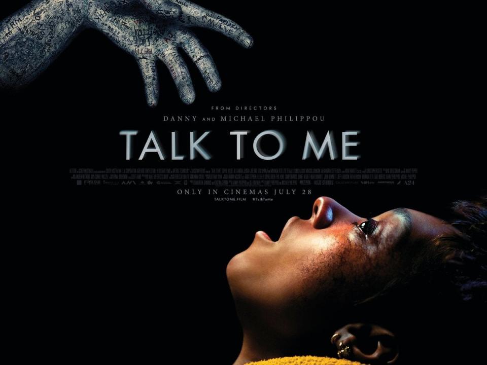 The poster for Talk To Me starring Sophie Wilde (Courtesy)