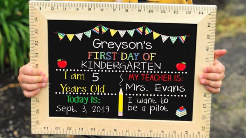 Apples, chalkboards, and rulers--oh my!