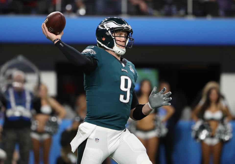 <p>Philadelphia Eagles’ Nick Foles in action. REUTERS/Chris Wattie </p>