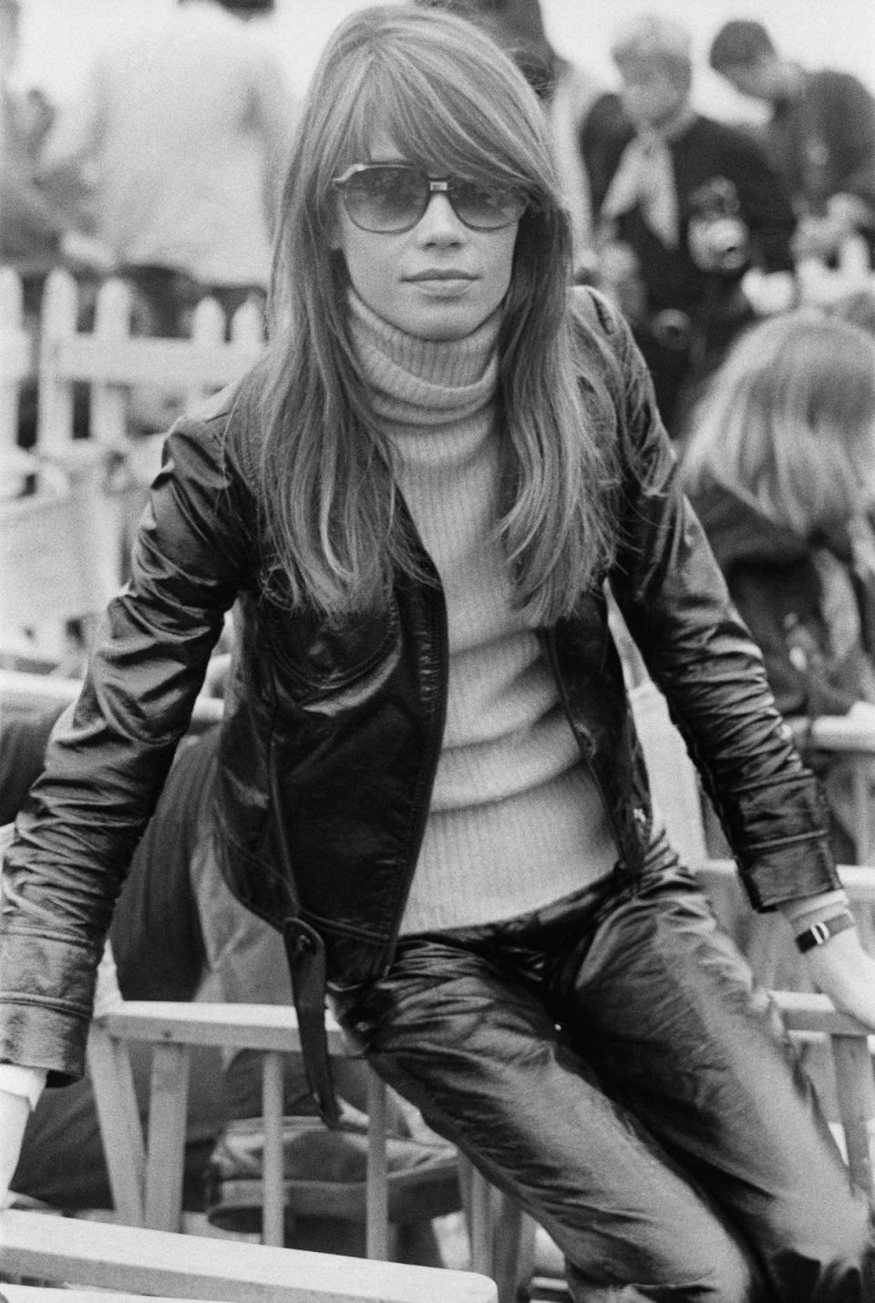 At the Isle of Wight Music Festival, August 1969 (Getty Images)