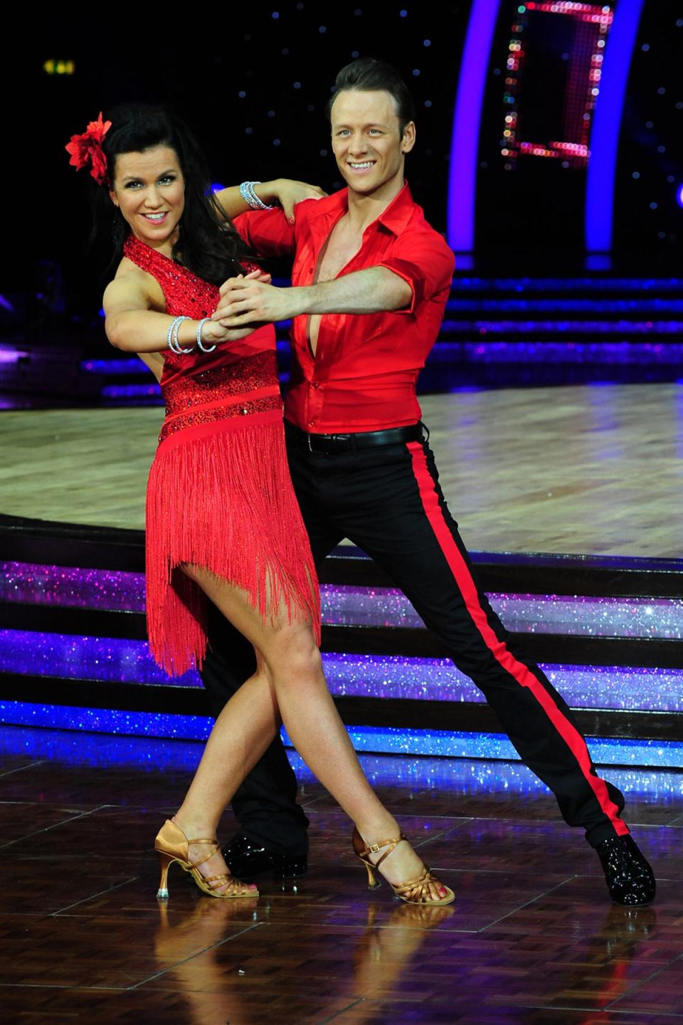 Susanna Reid and Kevin Clifton during a press call for the Strictly Come Dancing Live Tour 2014 (BBC)