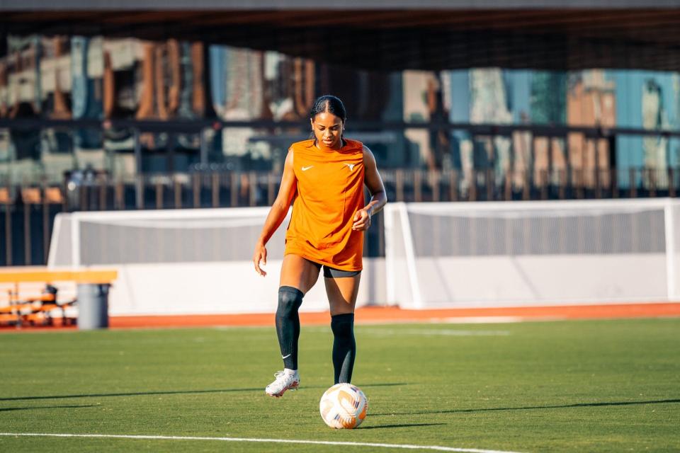 Texas forward Trinity Byars scored the winning goal as the Longhorns knocked off top-seeded Texas Tech 1-0 in the Big 12 semifinals Wednesday. Texas will face BYU for the Big 12 title Saturday night.