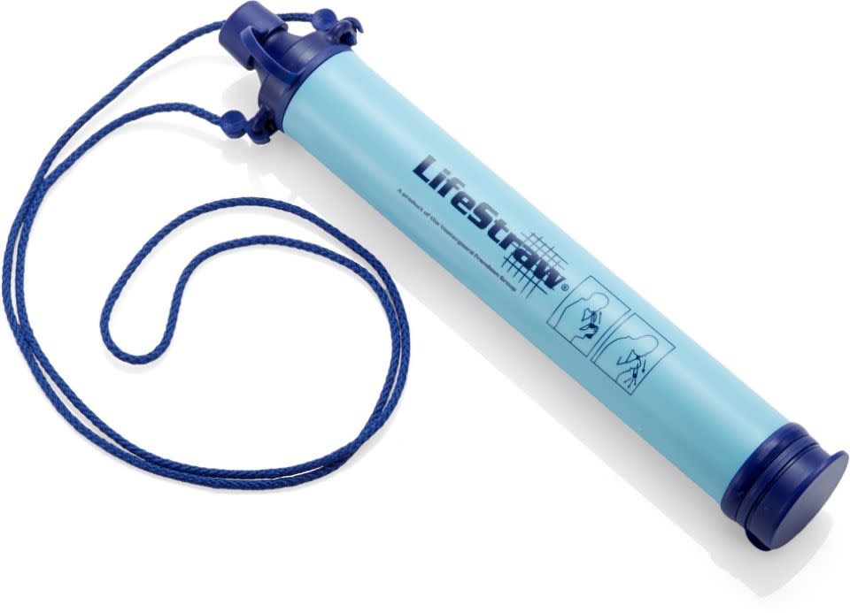 Filtro personal de bolsillo LifeStraw. Foto: amazon.com