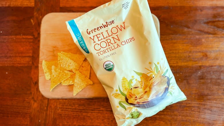 Bag of Greenwise tortilla chips 