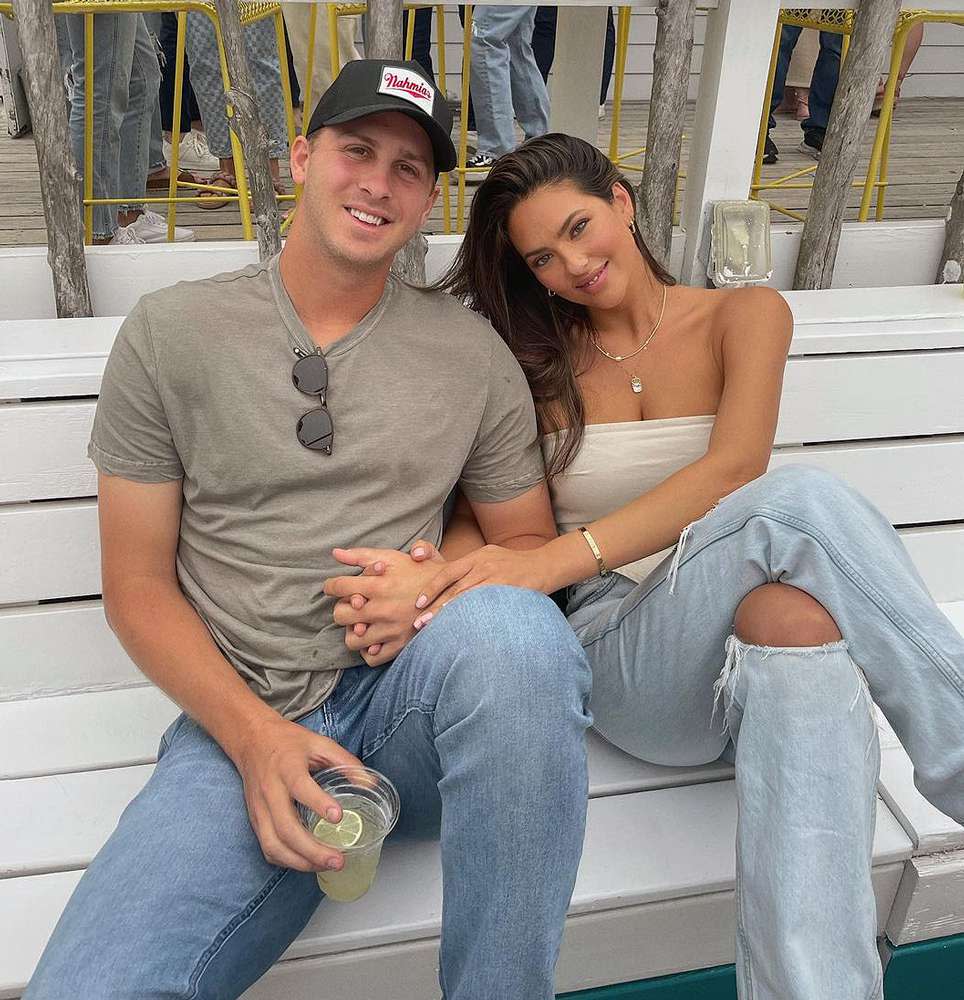 Jared Goff announces engagement to model Christen Harper