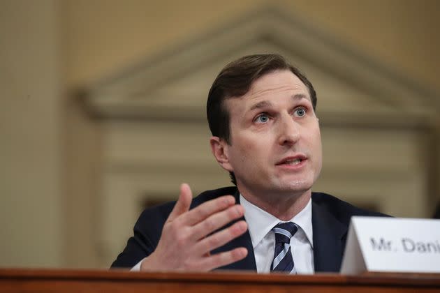 Daniel Goldman, an attorney representing the majority Democrats in the 2019 impeachment of then-President Donald Trump, testifies at a hearing on Capitol Hill. (Photo: Drew Angerer/Getty Images)