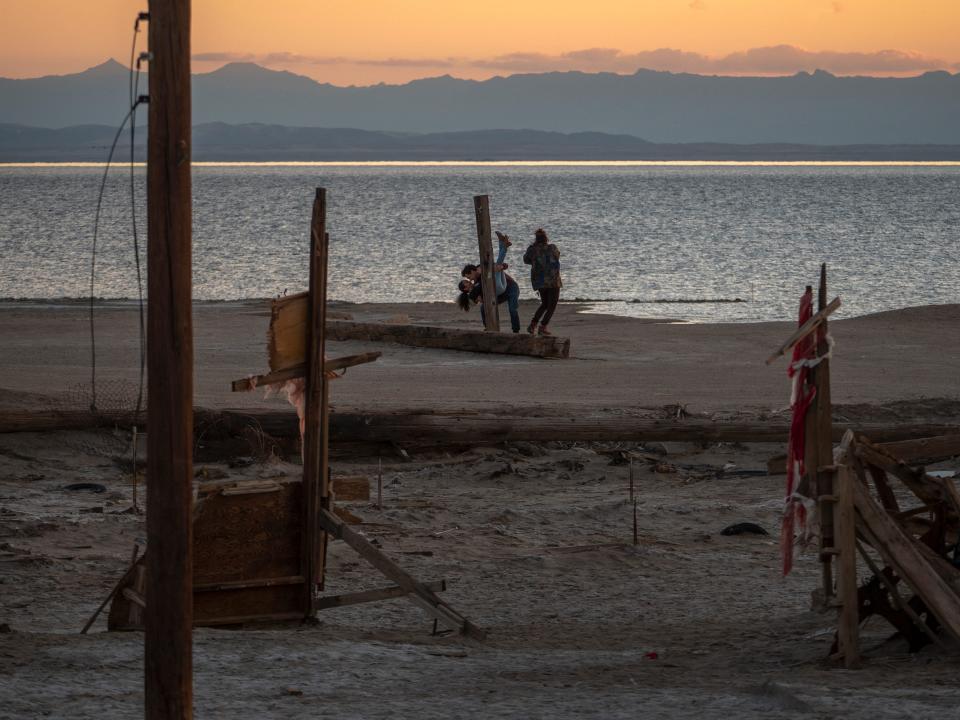 A view of the Salton Sea from Bombay Beach in 2018.