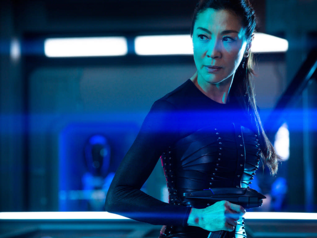 Michelle Yeoh will be seeing plenty of the colour blue in this franchise.