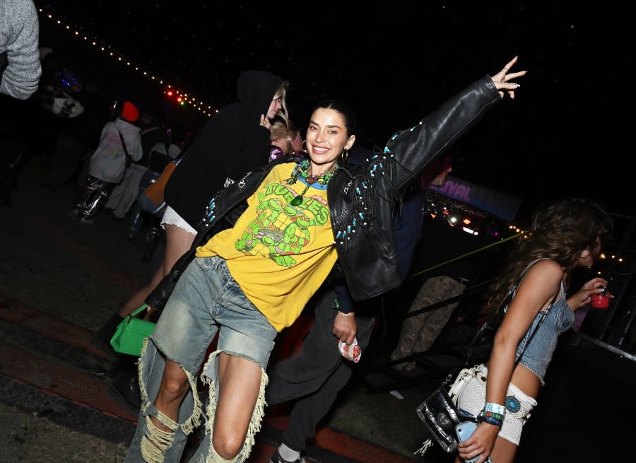 Nicole Williams English at Neon Carnival held during the Coachella Music and Arts Festival on April 13, 2024 in Thermal, California. (Photo by Gilbert Flores/WWD via Getty Images)