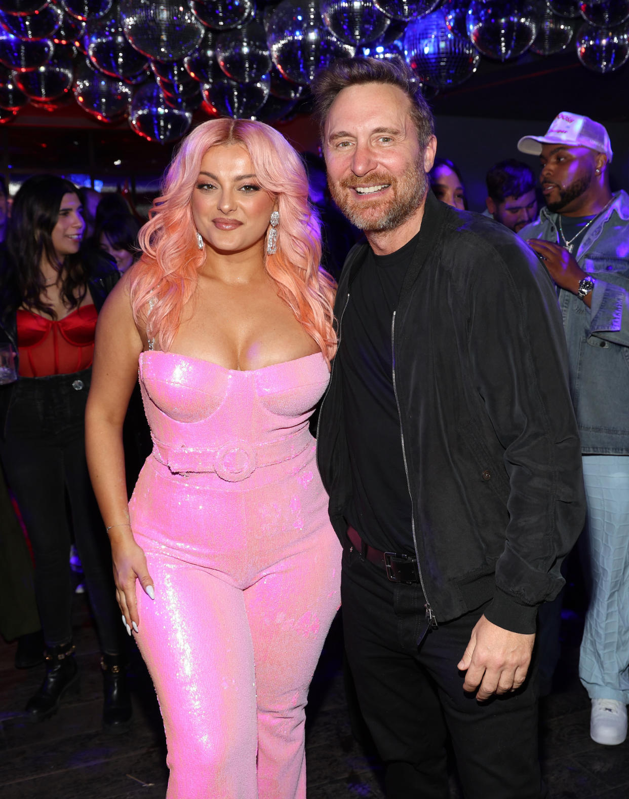 Bebe Rexha David Guetta Perform at 2023 Billboard Music Awards