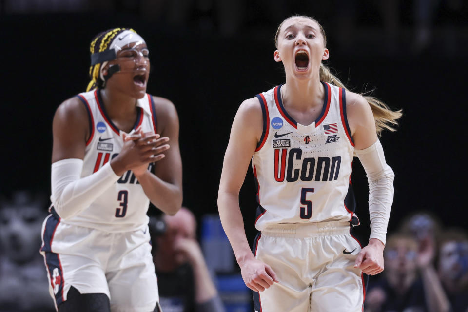 Paige Bueckers leads UConn women into 28th Elite Eight as Huskies hold