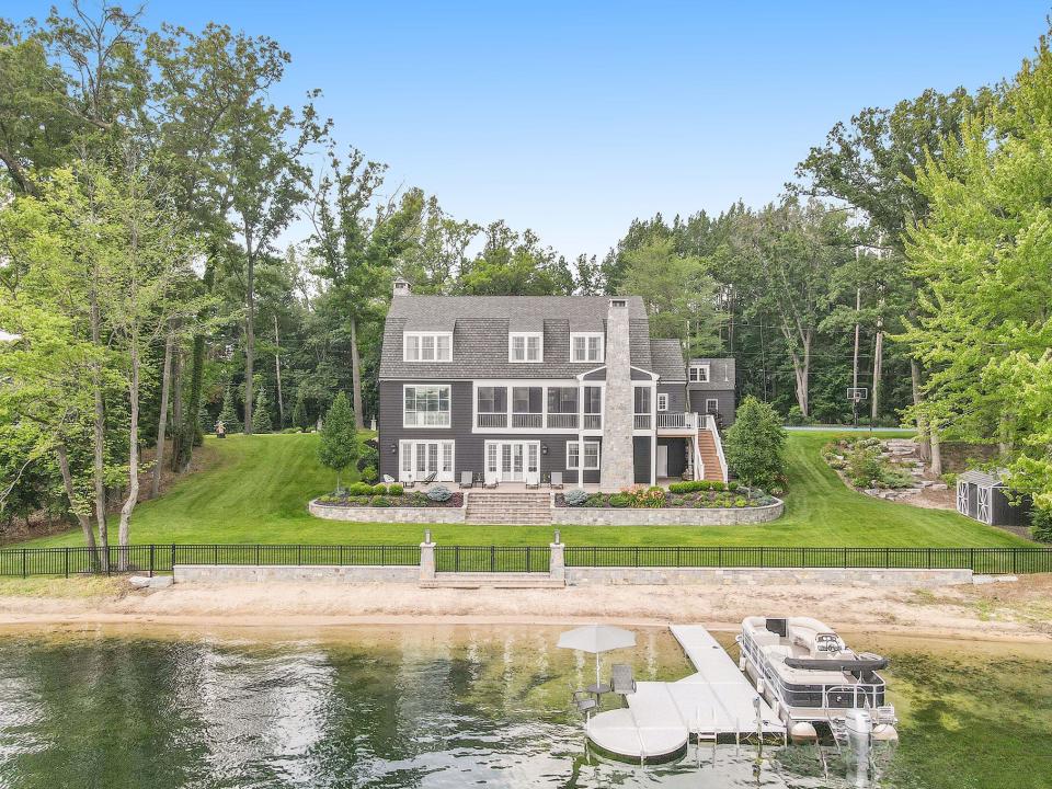 A lake house in Sand Lake, Michigan.