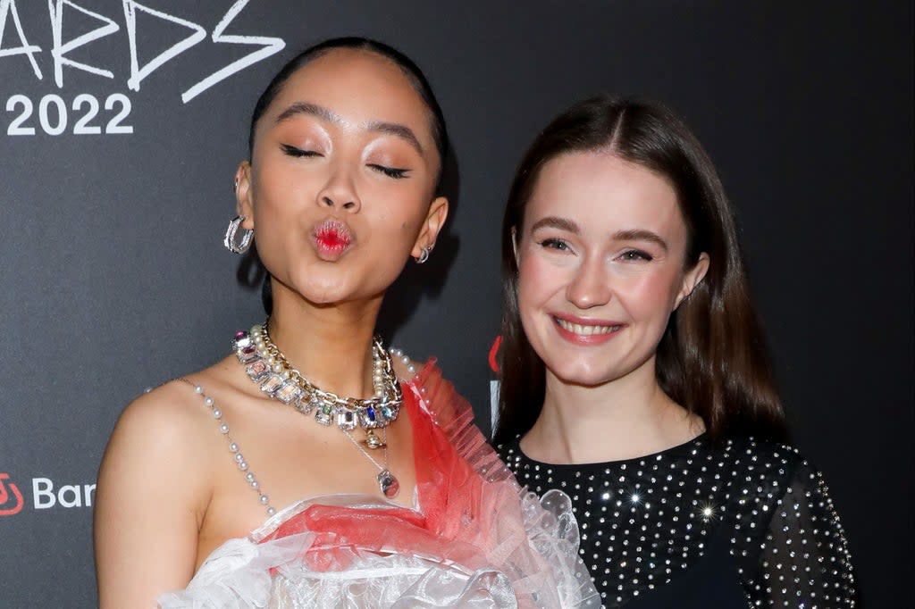 Griff and Sigrid at the NME Awards  (Getty Images)