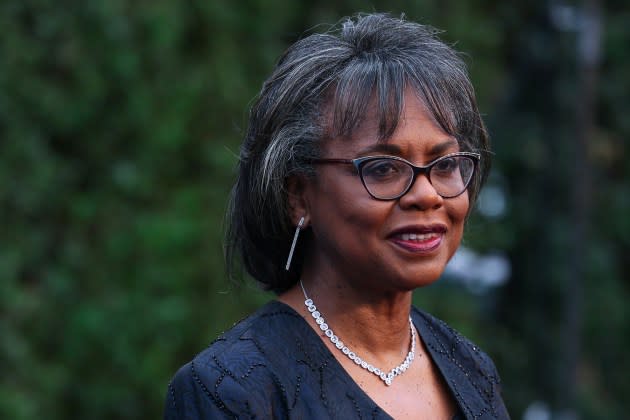 Anita Hill attends the 2023 Vanity Fair Oscar Party on March 12, 2023 in Beverly Hills, California.  - Credit: Jemal Countess/GA/The Hollywood Reporter/Getty Images