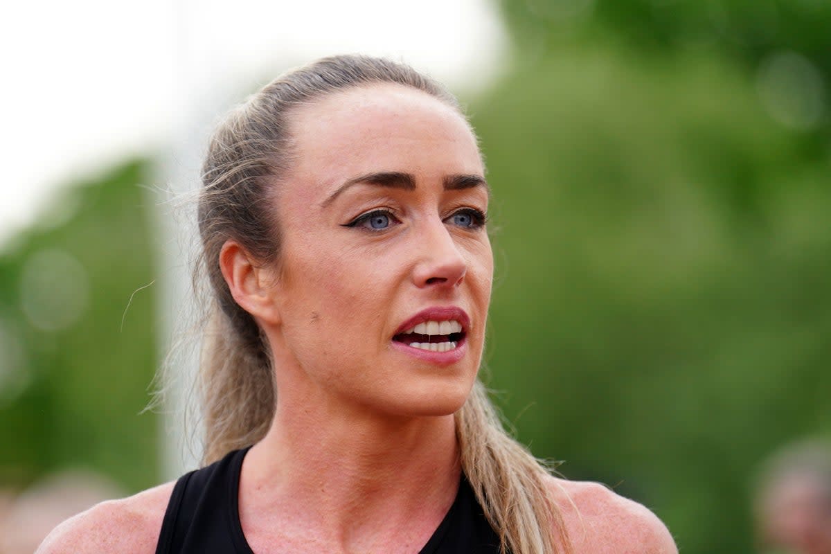 Eilish McColgan had been trying to run through the pain barrier with a knee problem (Adam Davy/PA) (PA Archive)