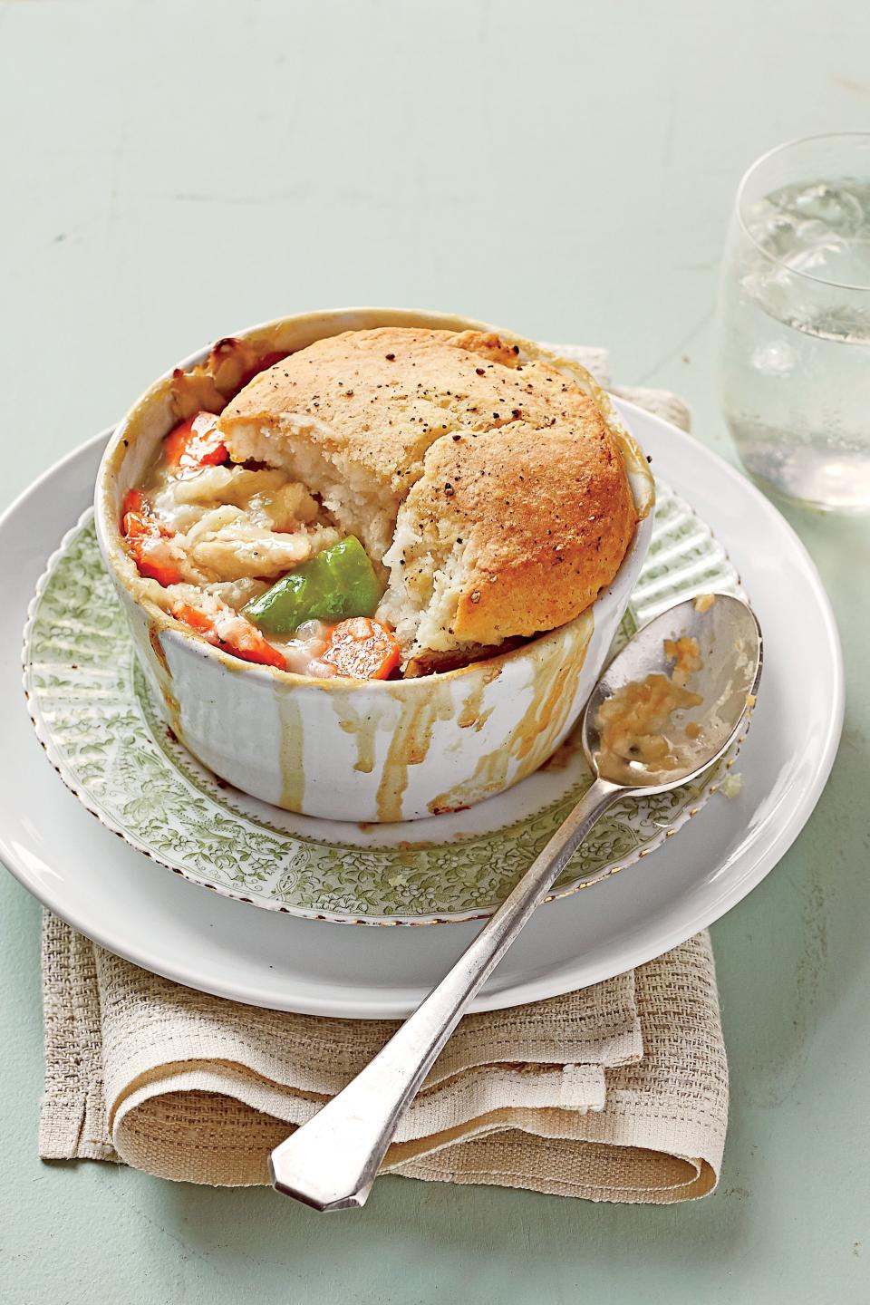Easy Biscuit-Topped Chicken Pot Pie