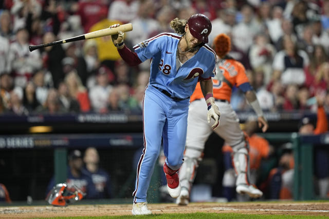 Phillies bats go silent behind Cristopher Sánchez, as Braves clinch NL East  title, National Sports