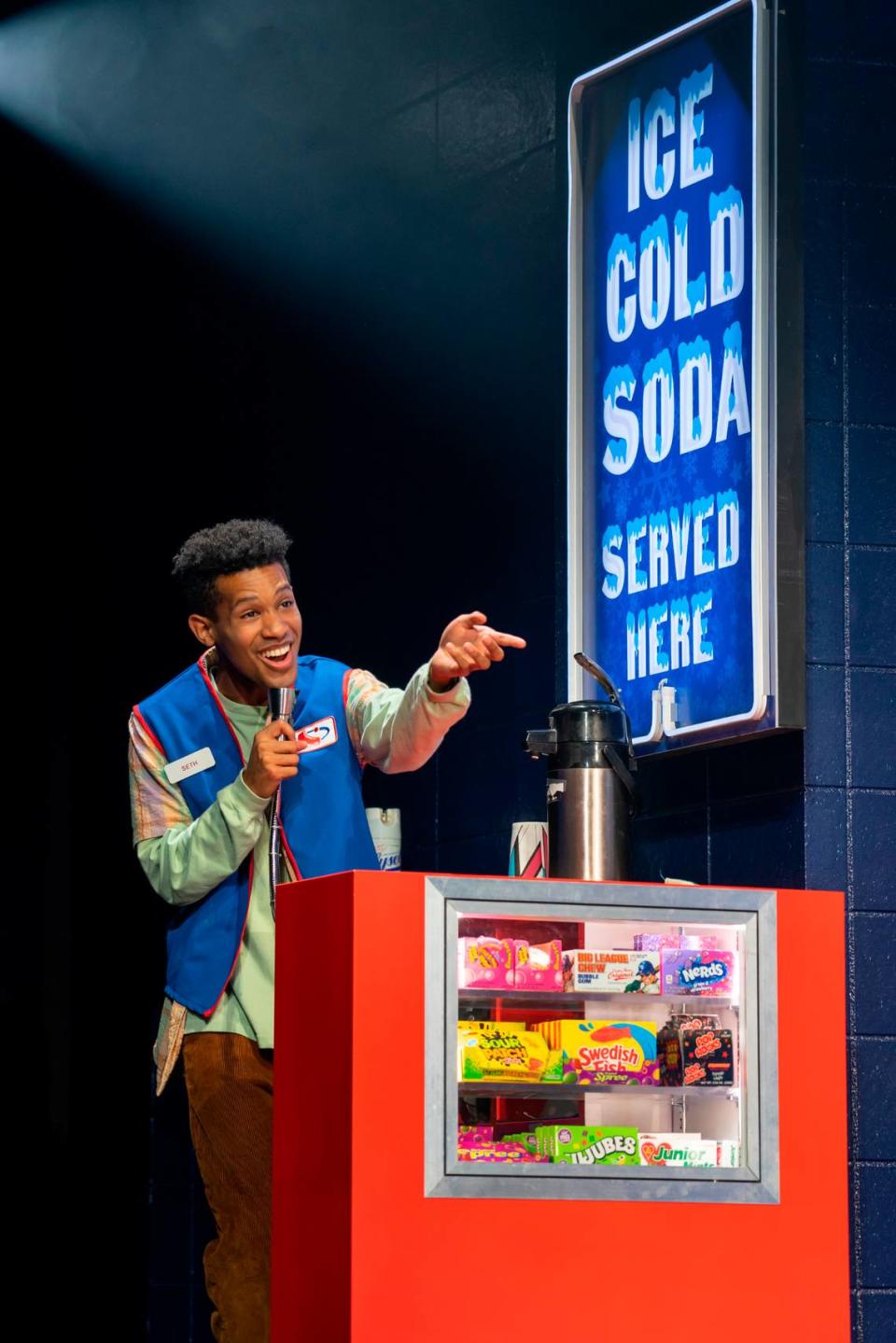 Justin Cooley in “Kimberly Akimbo.” The 19-year-old Olathe East High School graduate had never seen a Broadway show in person before landing the role.