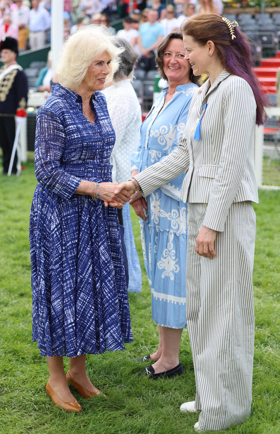 Queen Camilla, kitten heels, Badminton Horse Trials