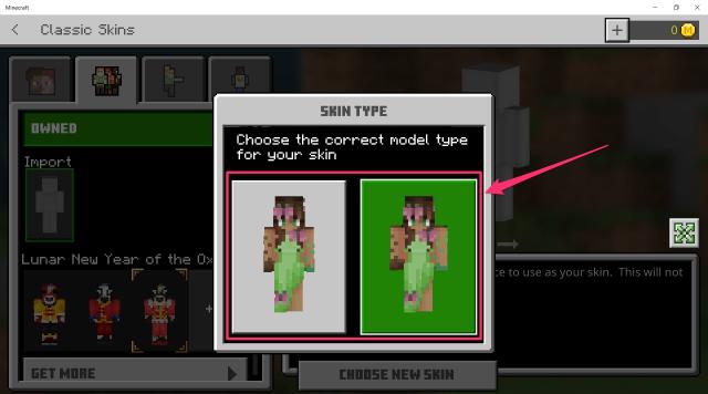 Cosmetics not showing on classic skins : r/Minecraft