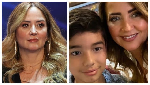 Andrea Legarreta junto a su sobrino. (IG/Andrea L.)