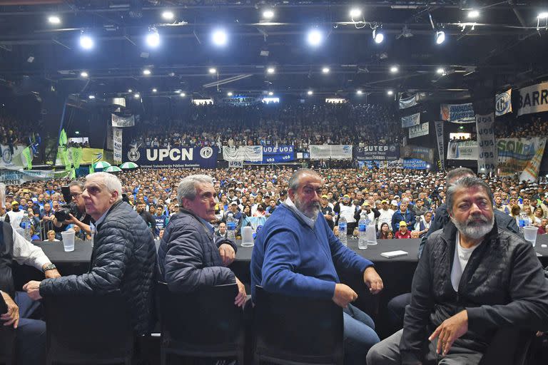 Acto de la CGT por el Día de la Lealtad en Obras Sanitarias