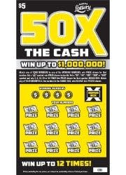 50X the cash scratch-off game in the Florida Lottery.