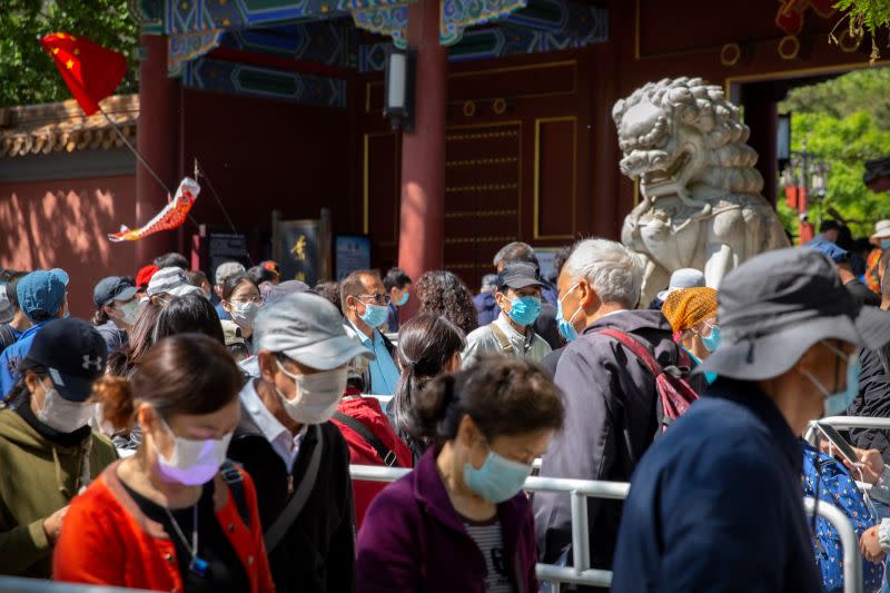 ▲一直以來，五一假期被中國當局視為刺激旅遊需求、提振消費的手段之一。圖為先前中國五一假期的盛況。（圖／美聯社／達志影像）