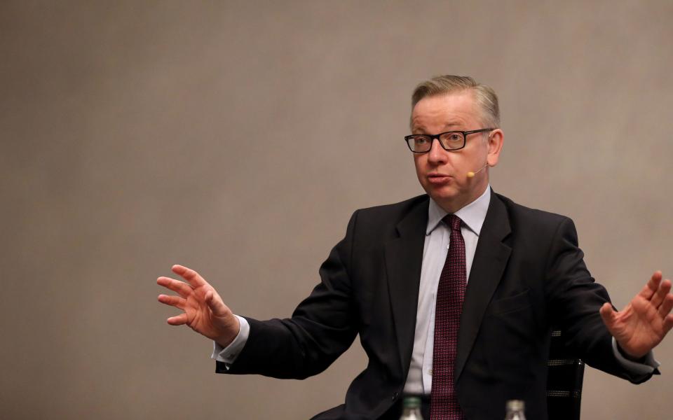 Michael Gove has pledged to cut plastic in the world's oceans  - Credit:  Brian Lawless PA Wire