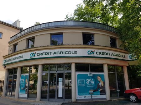 The branch of Credit Agricole bank is seen in Warsaw, Poland, July 3, 2018. REUTERS/Marcin Goclowski