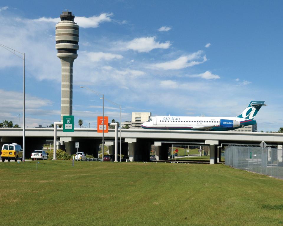 A view of Orlando International Airport.