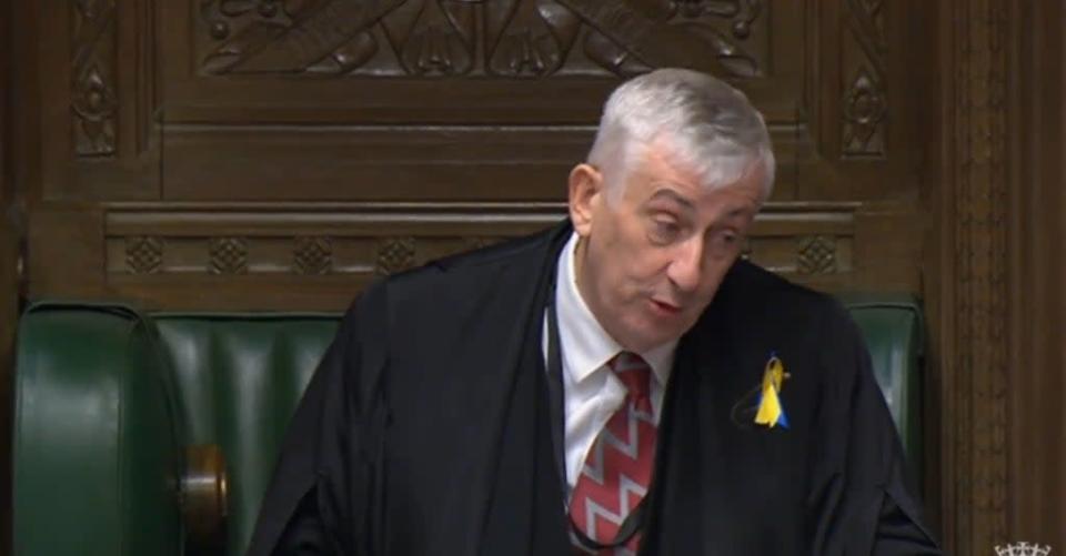 Speaker of the House of Commons Sir Lindsay Hoyle (House of Commons/PA) (PA Wire)