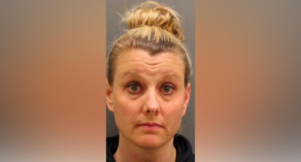 Jodie May was arrested after she confiscated her daughter’s phone. Source: Ottawa County Jail