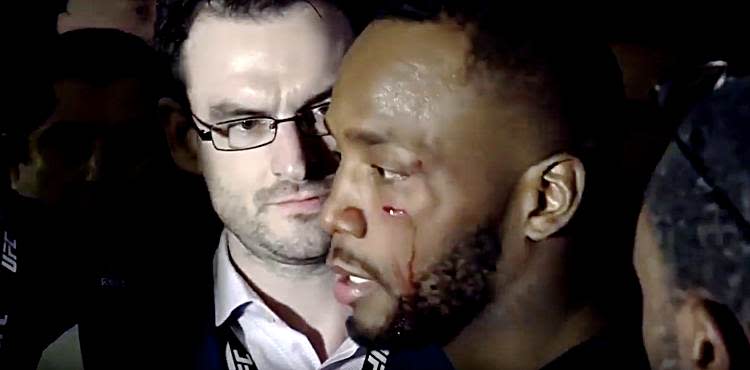 Leon Edwards cut UFC London backstage brawl