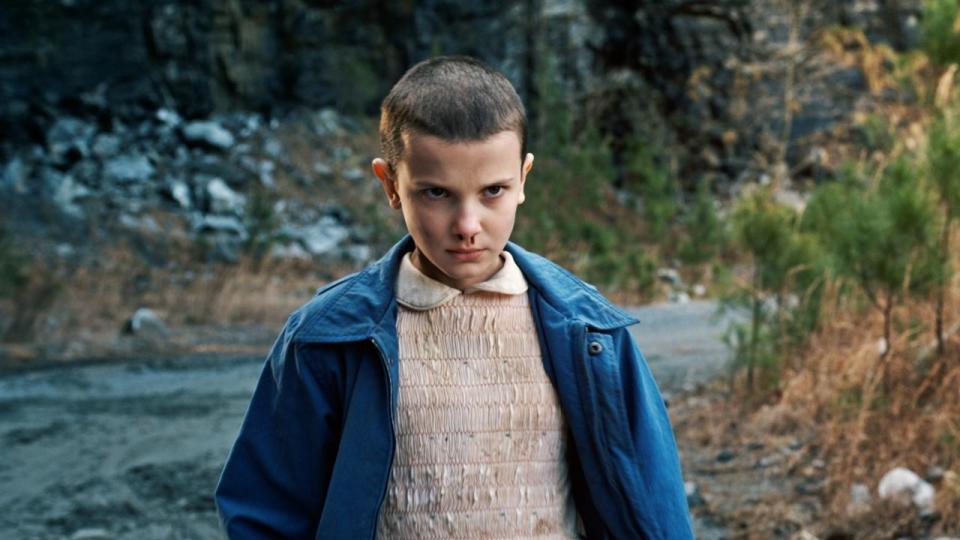 Millie Bobby Brown as Eleven in season one of ‘Stranger Things'Netflix