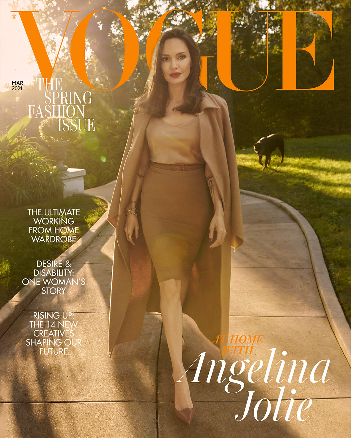 Vogue’s front cover (Craig McDean/British Vogue)