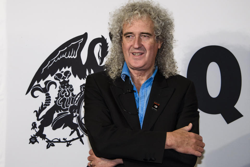 Throwing a strop: Brian May isn't happy with BA: Clemens Bilan/Getty