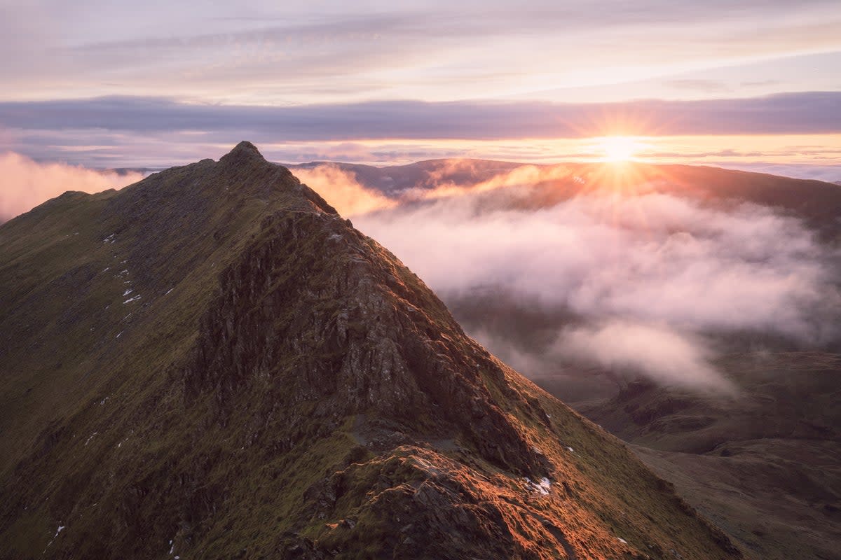 The route up Helvellyn is one of the most popular hikes in the UK (Getty Images)