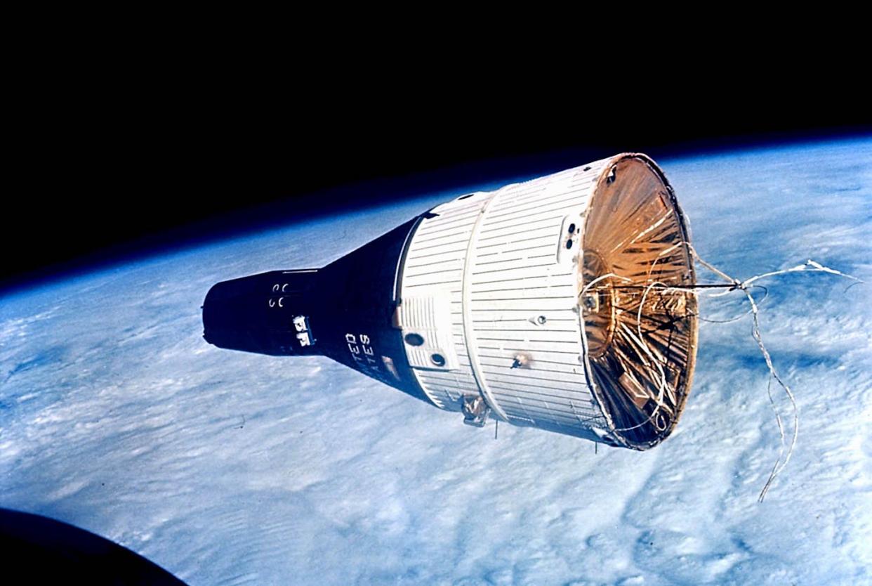 Las naves del programa Gemini de la NASA fueron las primeras en emplear pilas de combustible de hidrógeno. NASA