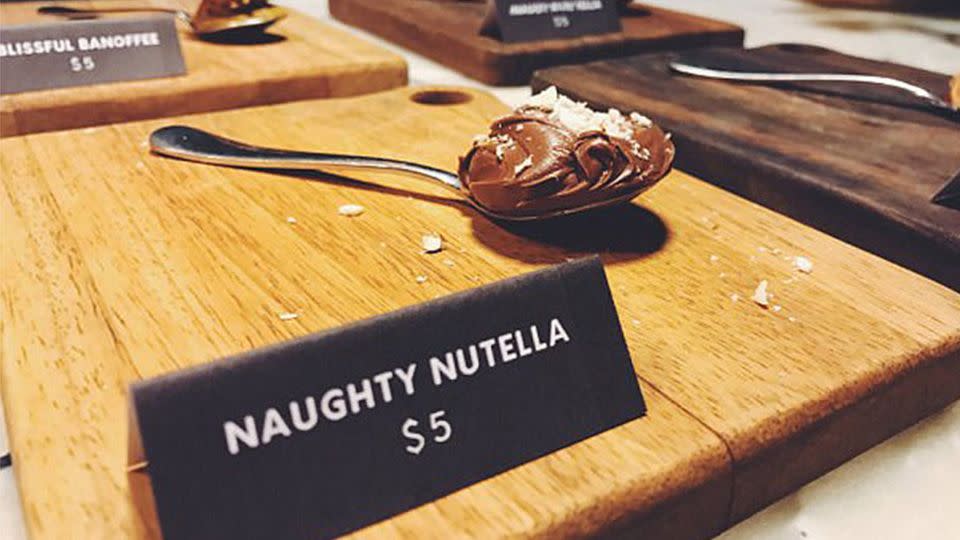 The Naughty Nutella spoon was not well received online. Source: Facebook