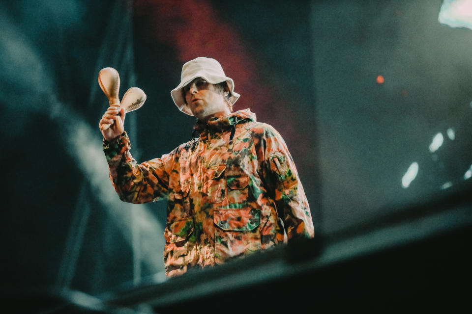 DUBLIN, IRELAND - AUGUST 27: Liam Gallagher performs at The Royal Hospital Kilmainham on August 27, 2022 in Dublin, Ireland. (Photo by Debbie Hickey/Getty Images)