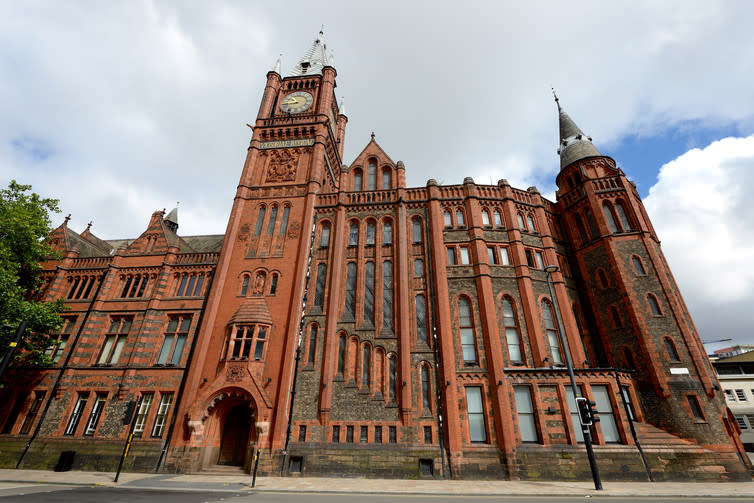 <span class="caption">The University of Liverpool, which failed to make the top grade in the new rankings.</span> <span class="attribution"><span class="source">Shutterstock</span></span>